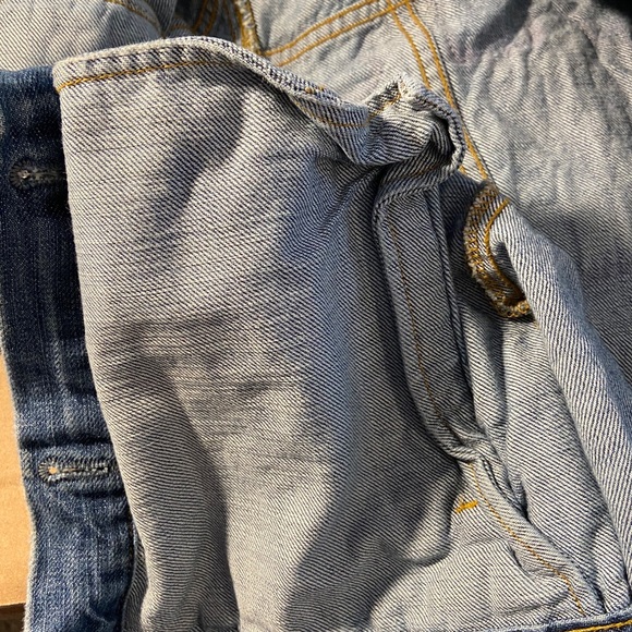 RailsCustomRigginsLettermanDistressed Denim Jacket - Picture 9 of 12